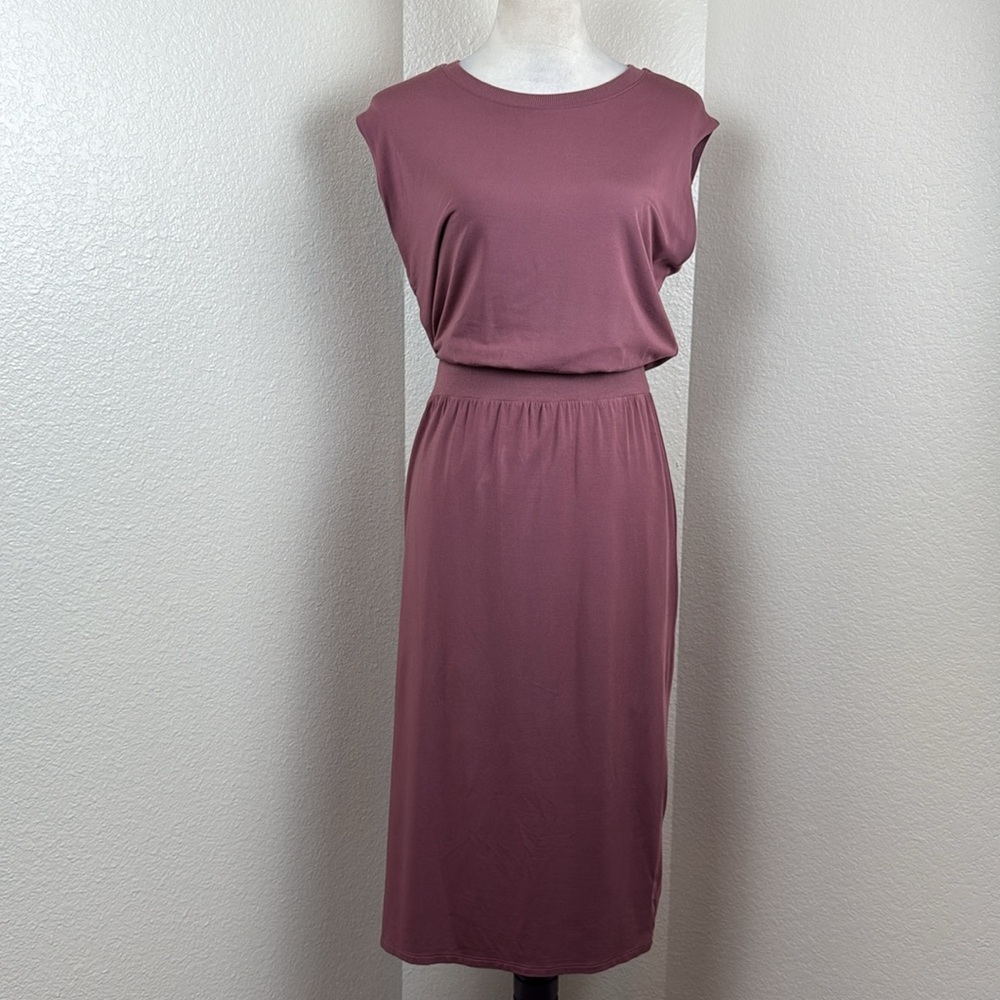 Athleta Santorini Cinch Dress Size Medium NWOT - Picture 3 of 13